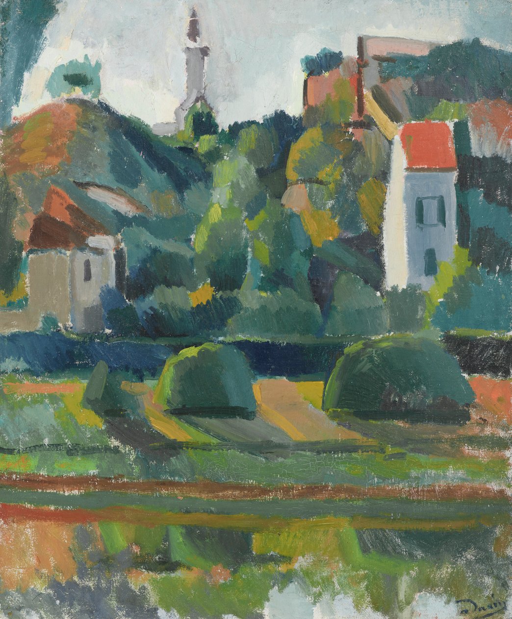 El río en Montreuil-sur-Mer de Andre Derain