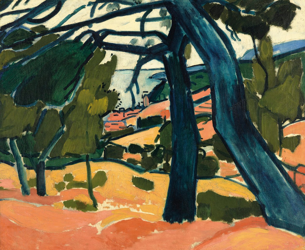 Paisaje en Cassis de Andre Derain