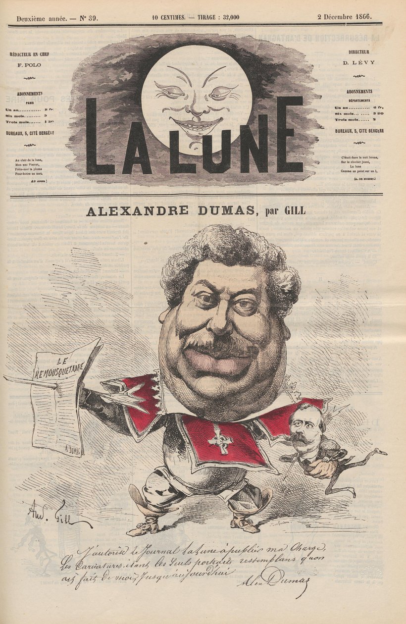 Gill - Dumas Père de Andre Gill