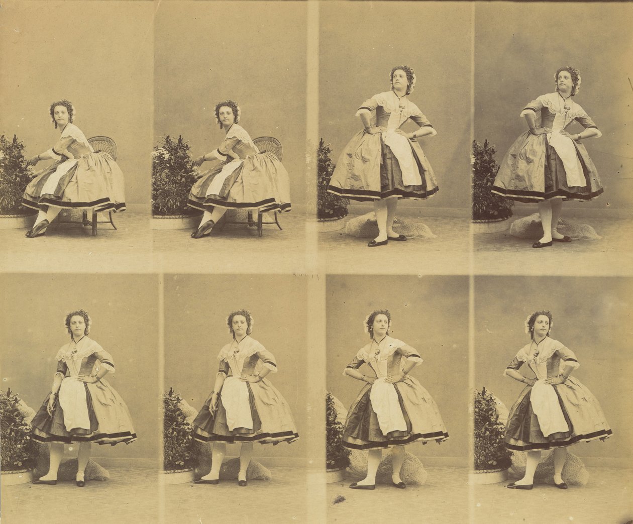A Mlle Schlusser, mayo-agosto 1861 de Andre Adolphe Eugene Disderi