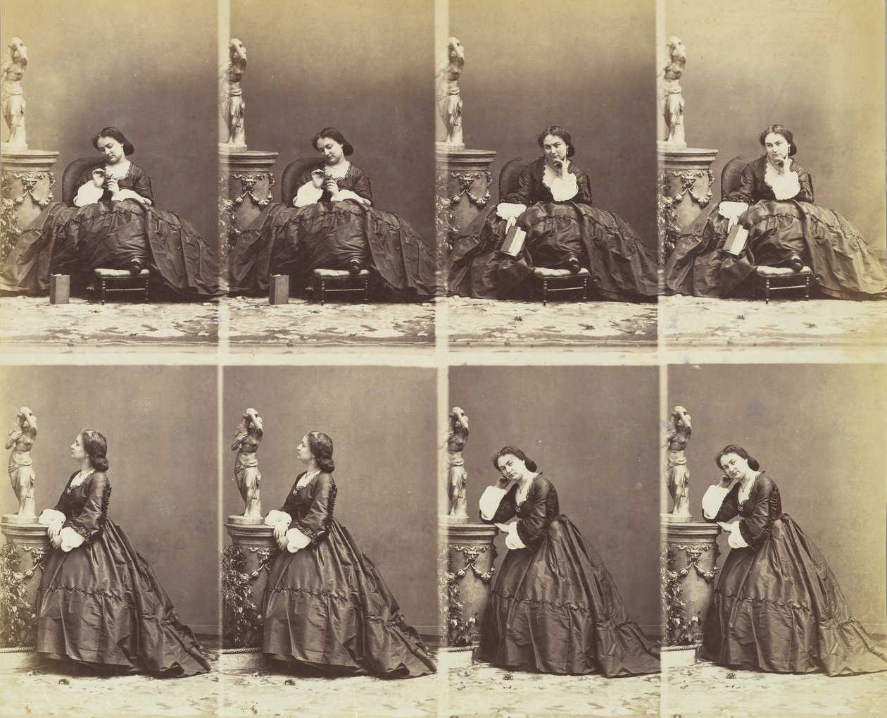 Berthe, 1862 de Andre Adolphe Eugene Disderi