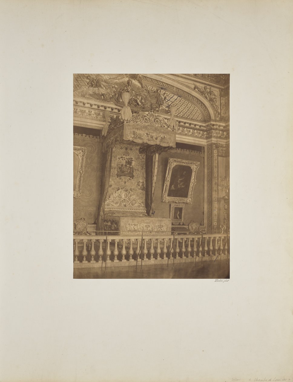 Dormitorio de Luis XIV de Andre Adolphe Eugene Disderi