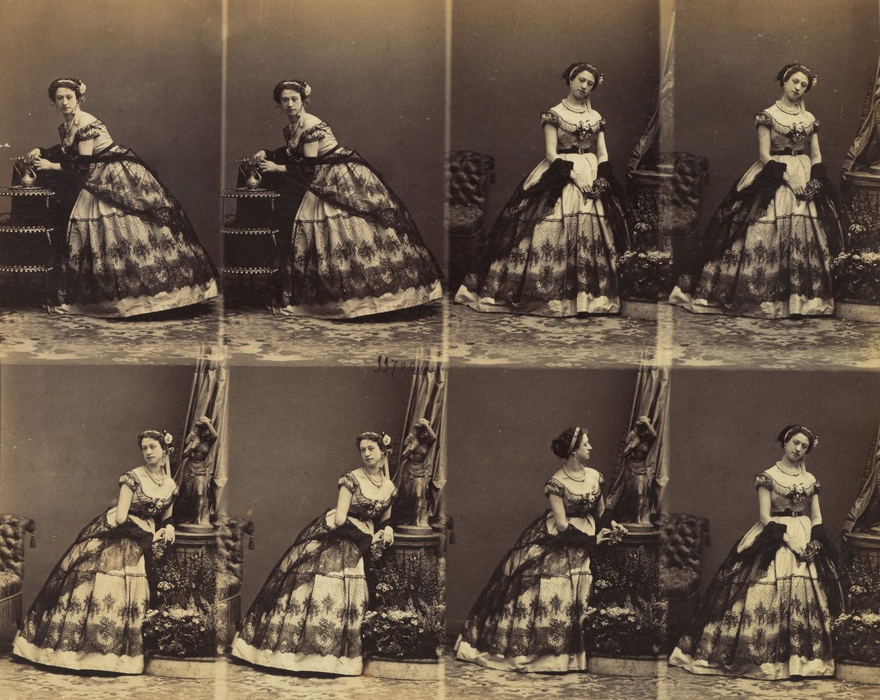Clara Silvois, 1861 de Andre Adolphe Eugene Disderi