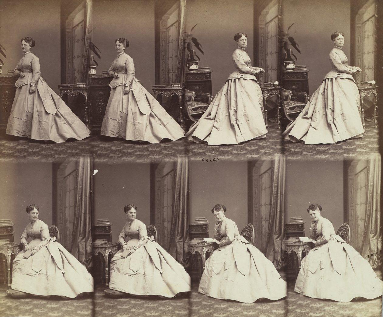 Esther David, 1866 de Andre Adolphe Eugene Disderi
