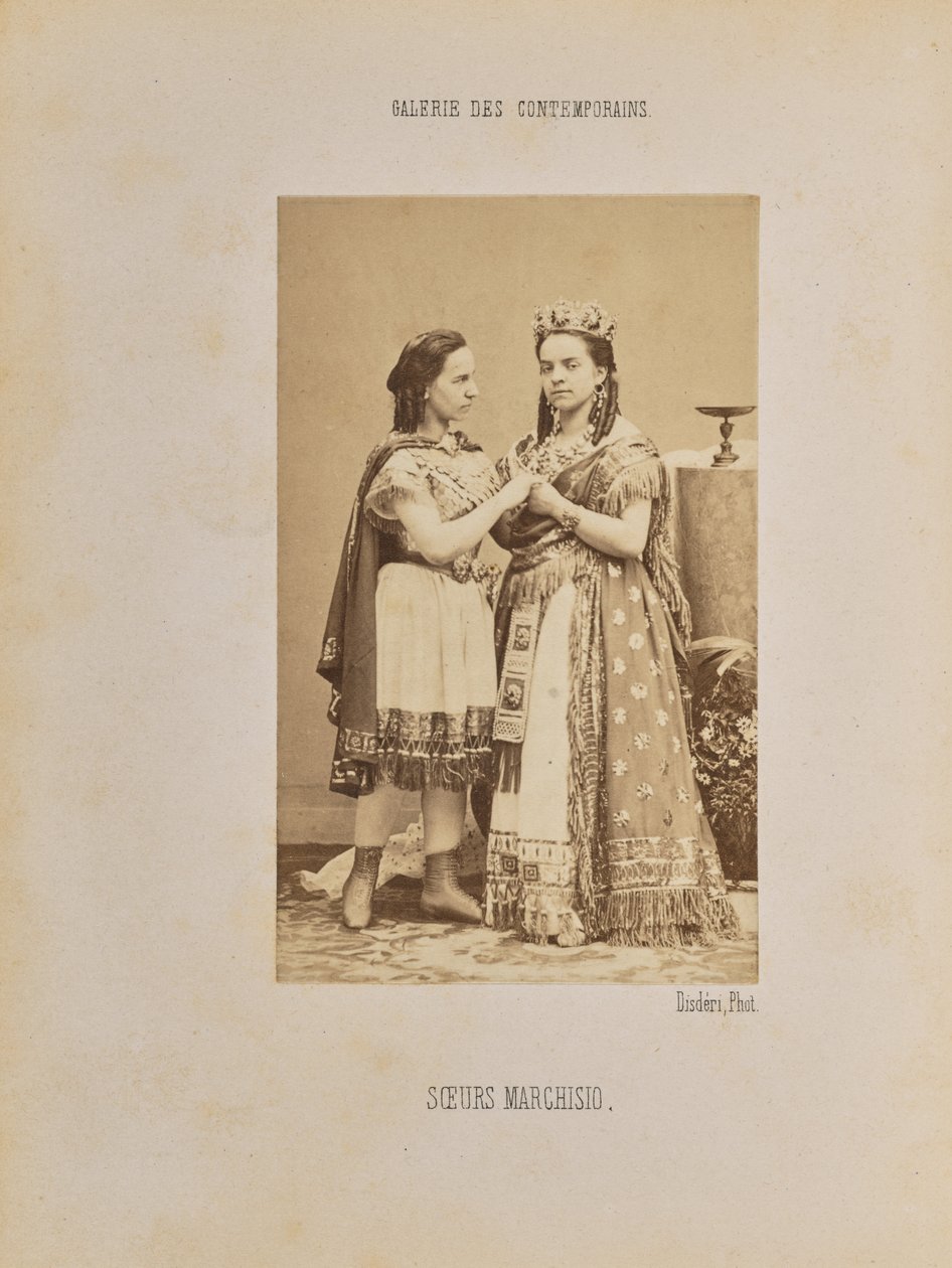 Hermanas Marchisio de Andre Adolphe Eugene Disderi