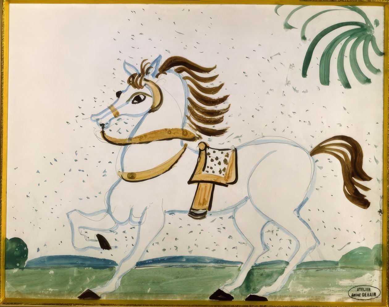 Caballo con brida de Andre Derain