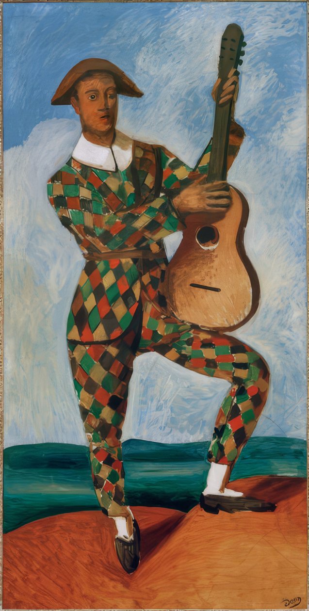 Arlequín con guitarra de Andre Derain