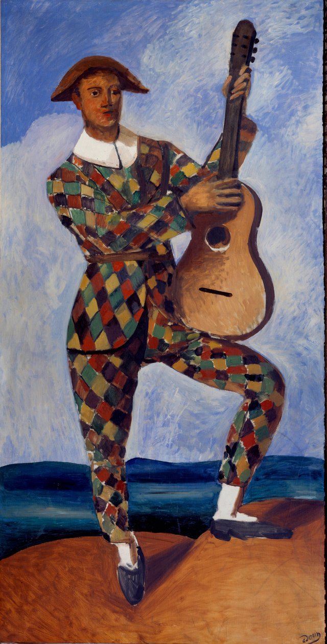 Arlequín con la guitarra de Andre Derain