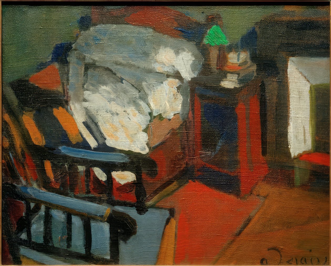 Interior (El dormitorio) de Andre Derain