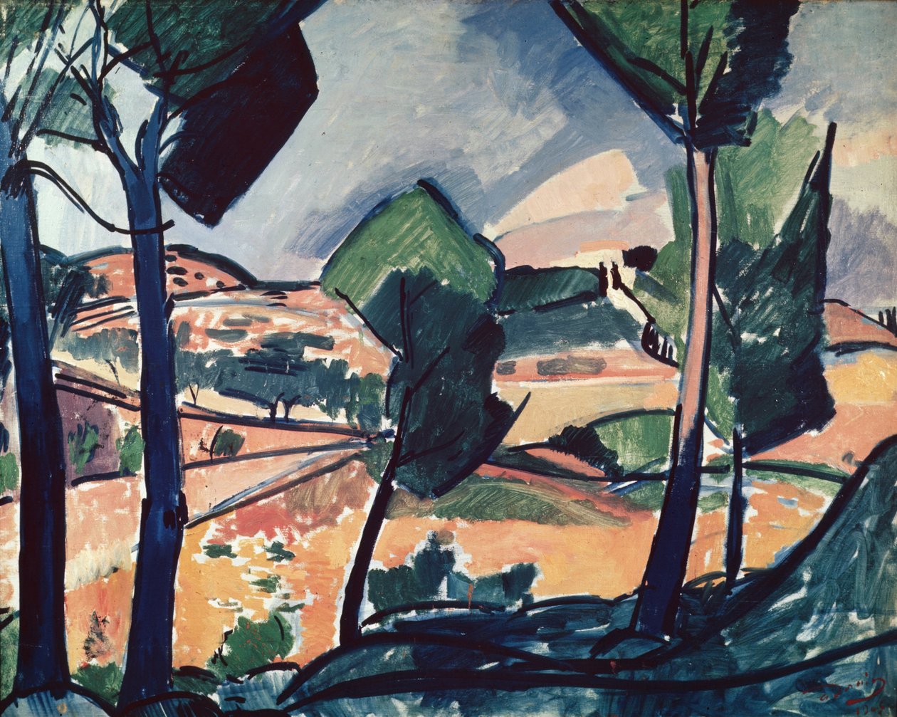 Paisaje provenzal de Andre Derain