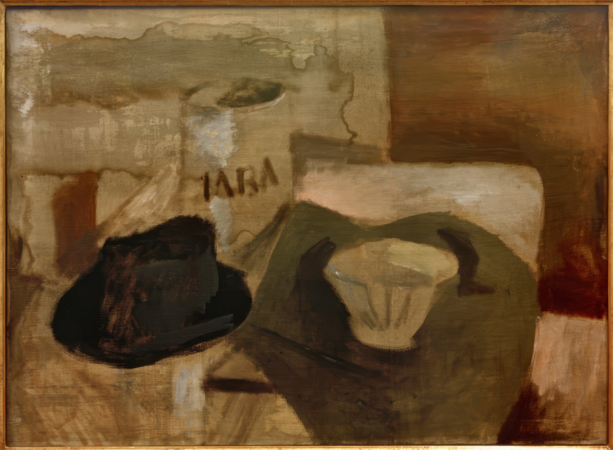 Bodegón con sombrero y vasijas de Andre Derain