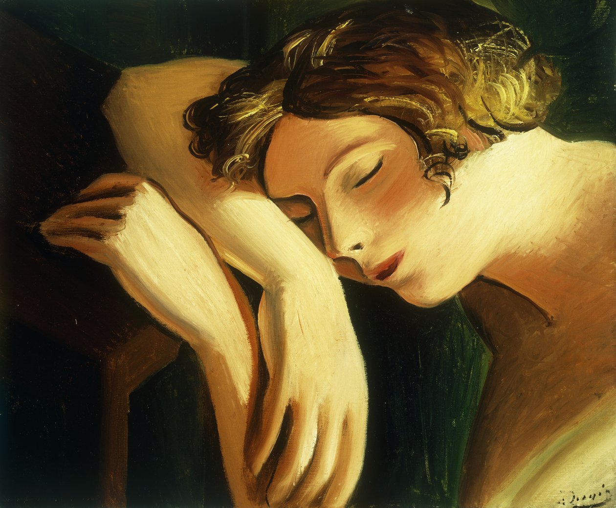Mujer Durmiendo; Femme Dormee de Andre Derain