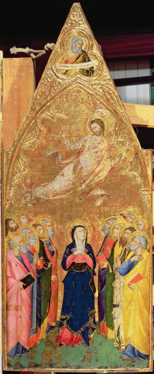 La Ascensión de Cristo, 1355-60 de Andrea Vanni