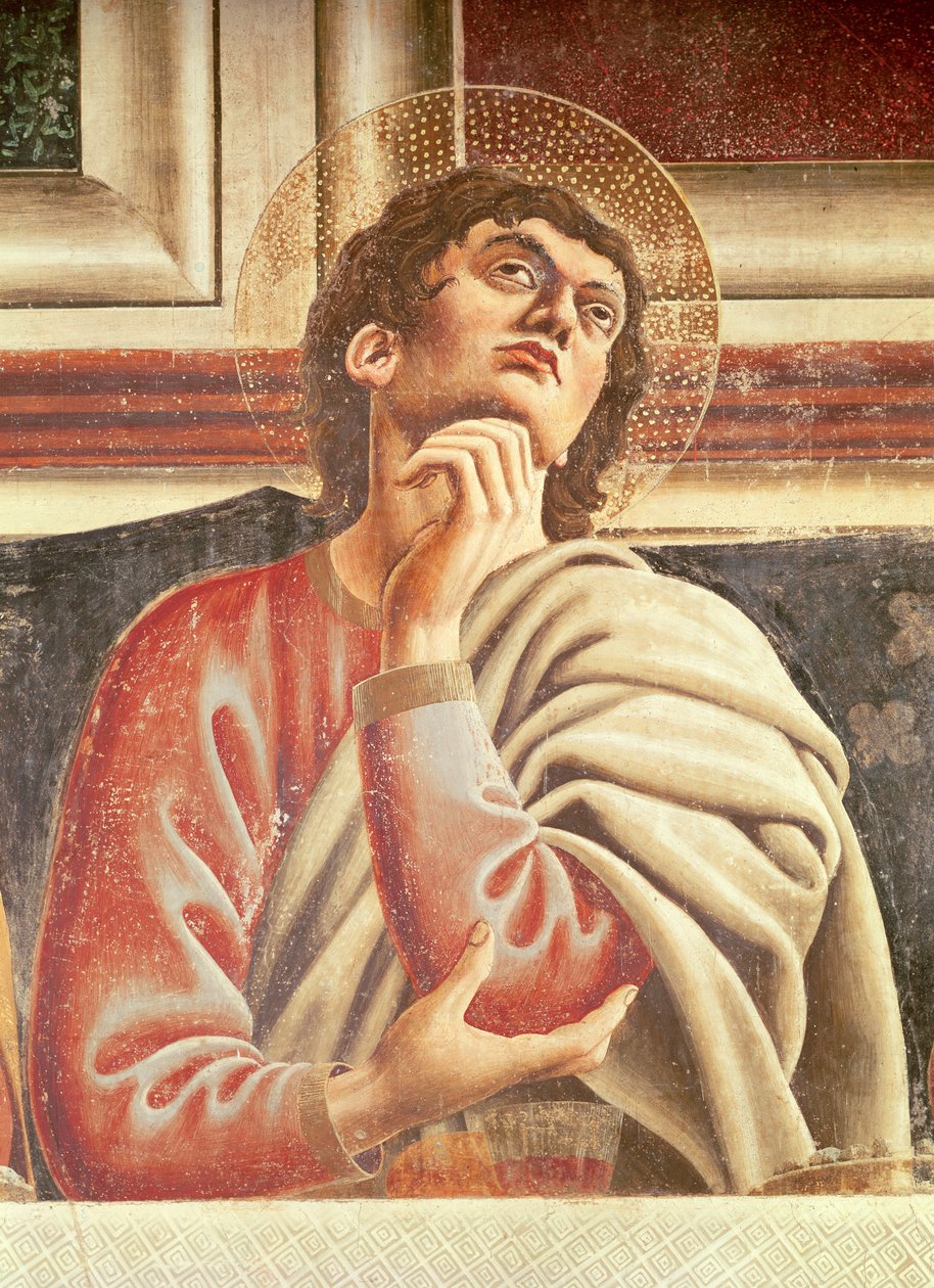 La Última Cena, (detalle) de Santo Tomás de Andrea del Castagno