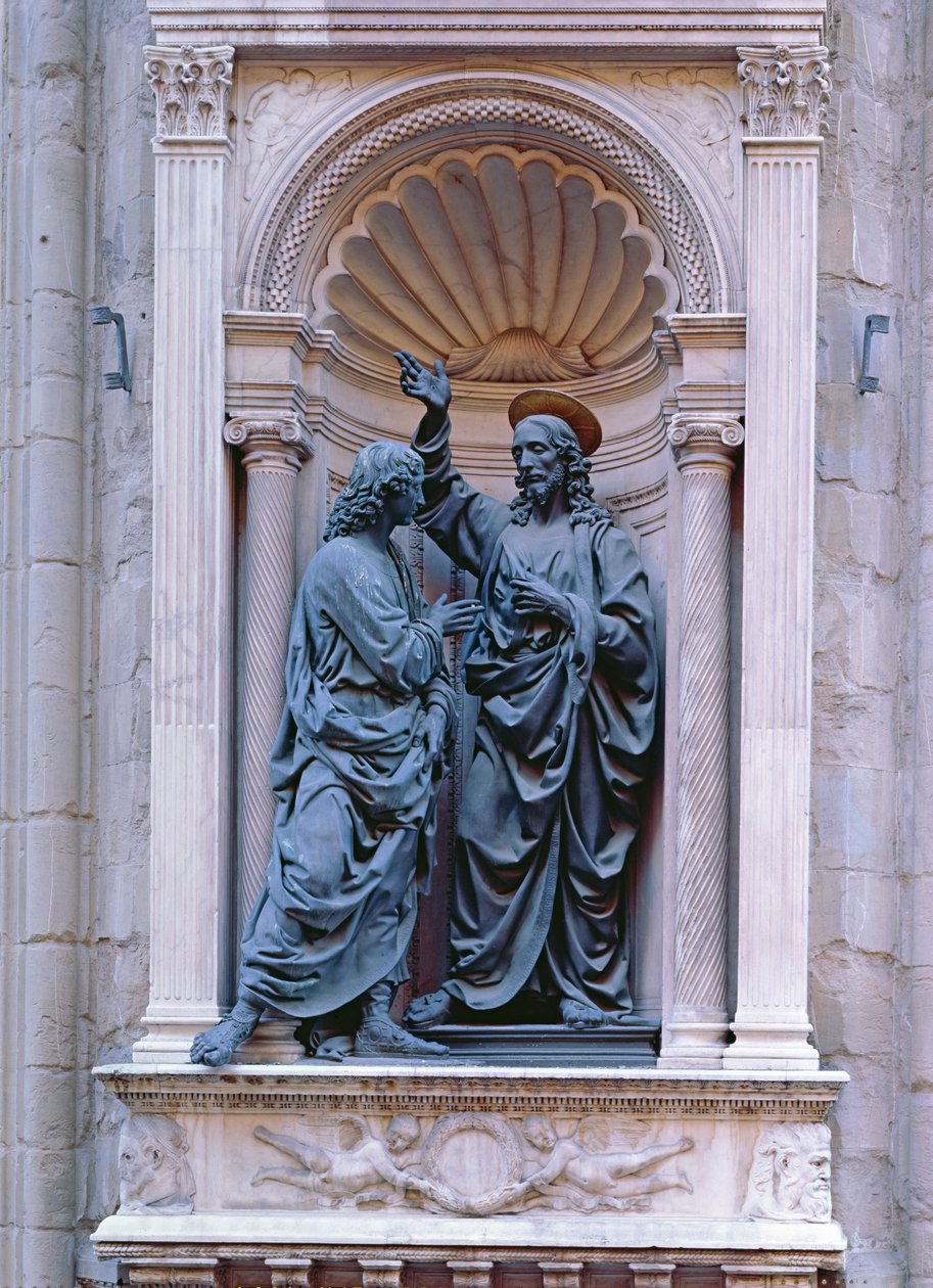 El incrédulo Tomás de Andrea del Verrocchio