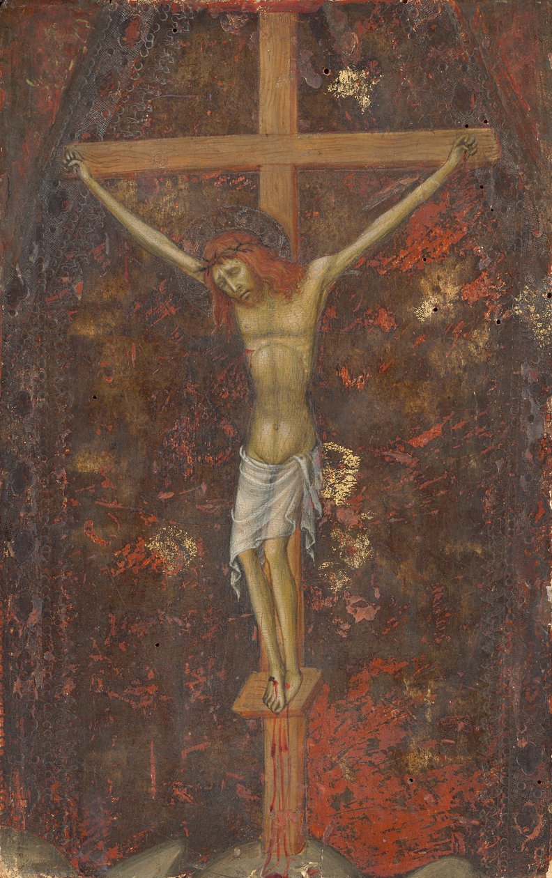 La Crucifixión (reverso), c.1415 de Andrea di Bartolo