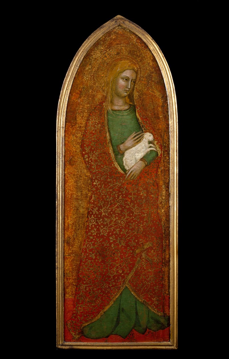 Santa Inés, c.1365 de Andrea di Bonaiuto fl.1343 77 Andrea di Bonaiuto fl.1343 77