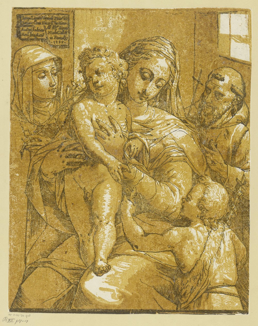María con el niño Cristo de Andrea Andreani