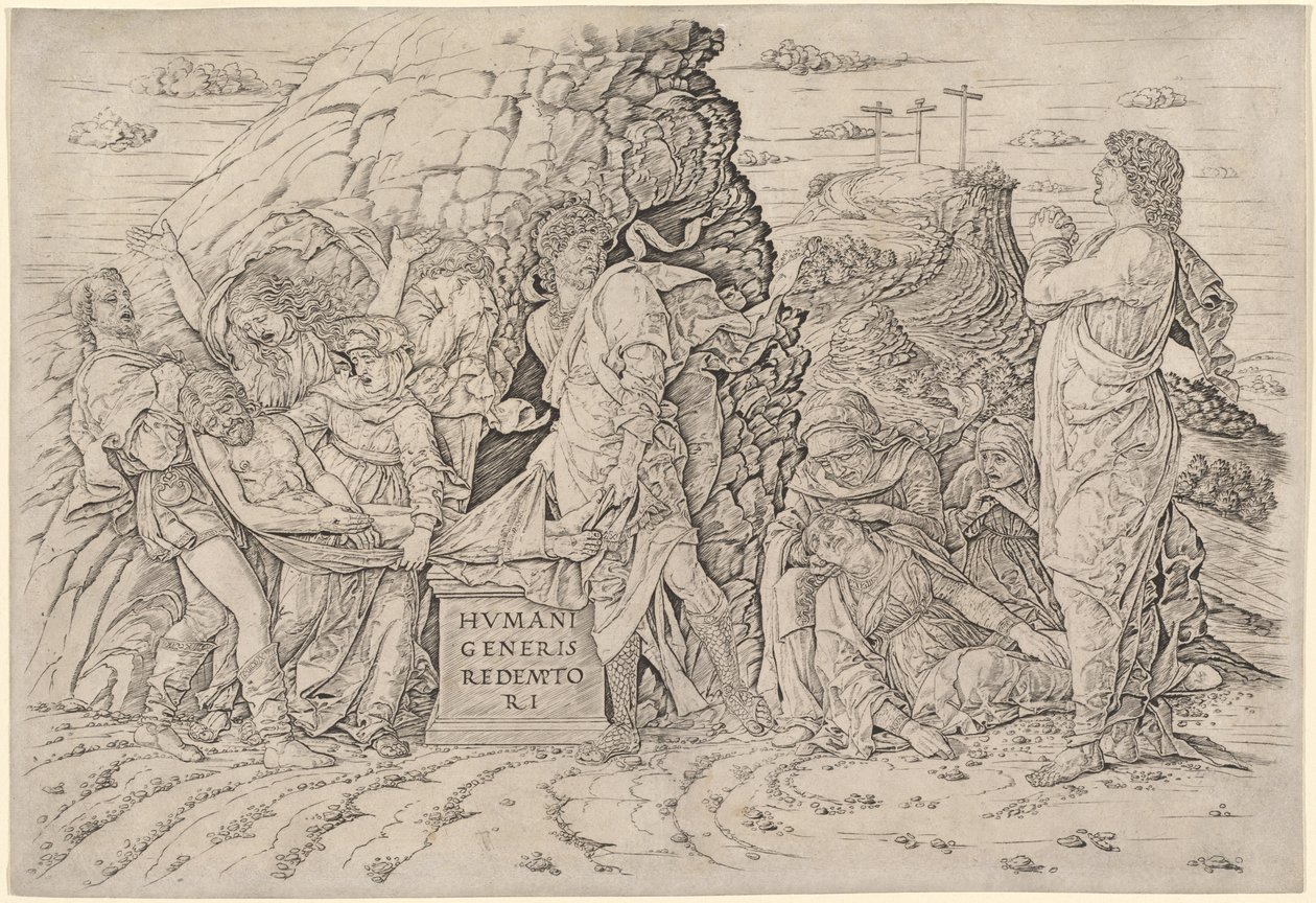 El Entierro de Andrea Mantegna