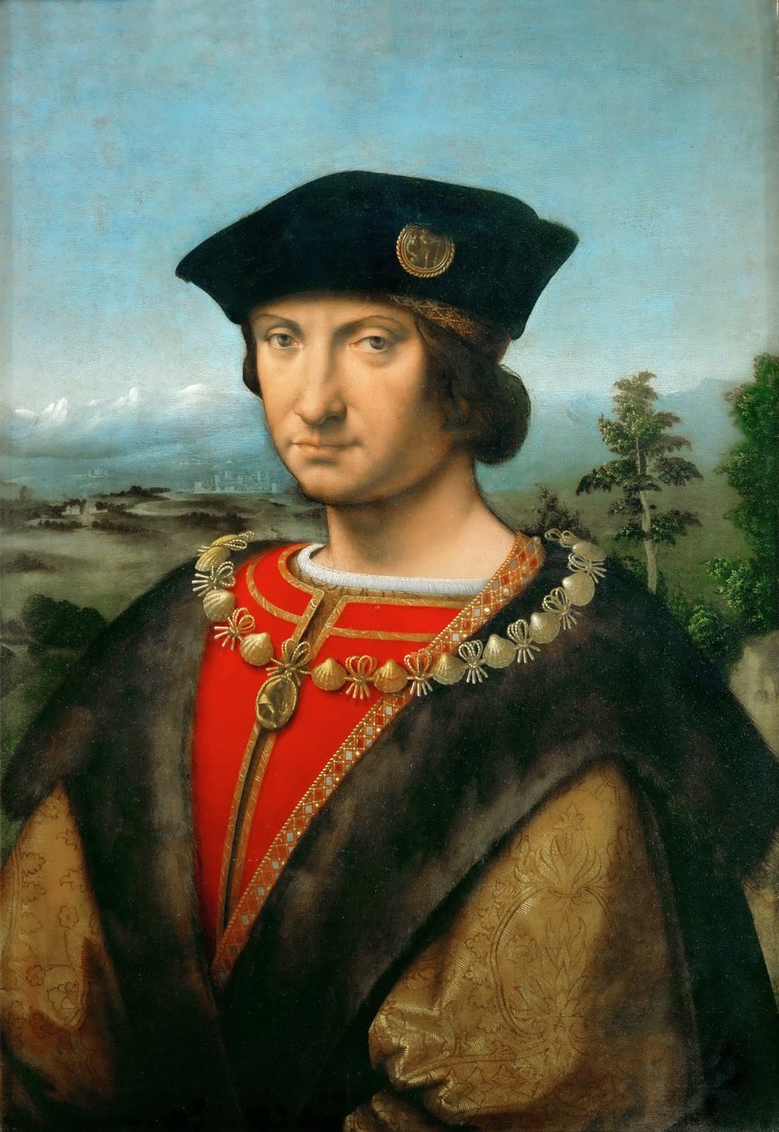 Retrato de Carlos II de Amboise de Andrea Solari