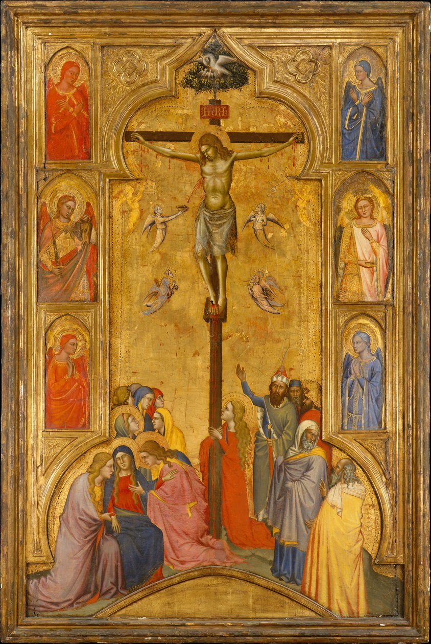 La crucifixión, ca. 1365 de Andrea di Cione