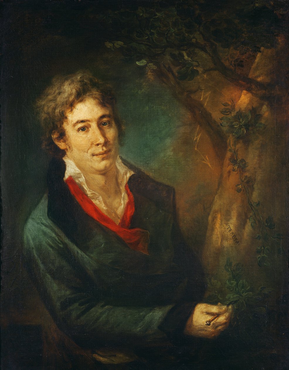 Retrato de Ugo Foscolo de Andrea the Elder Appiani