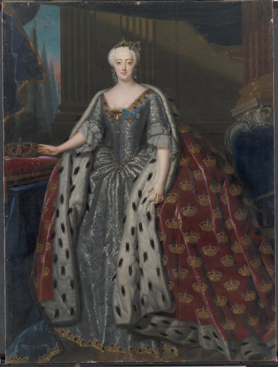 Sophie Magdalene, reina de Christian VI de Andreas Møller