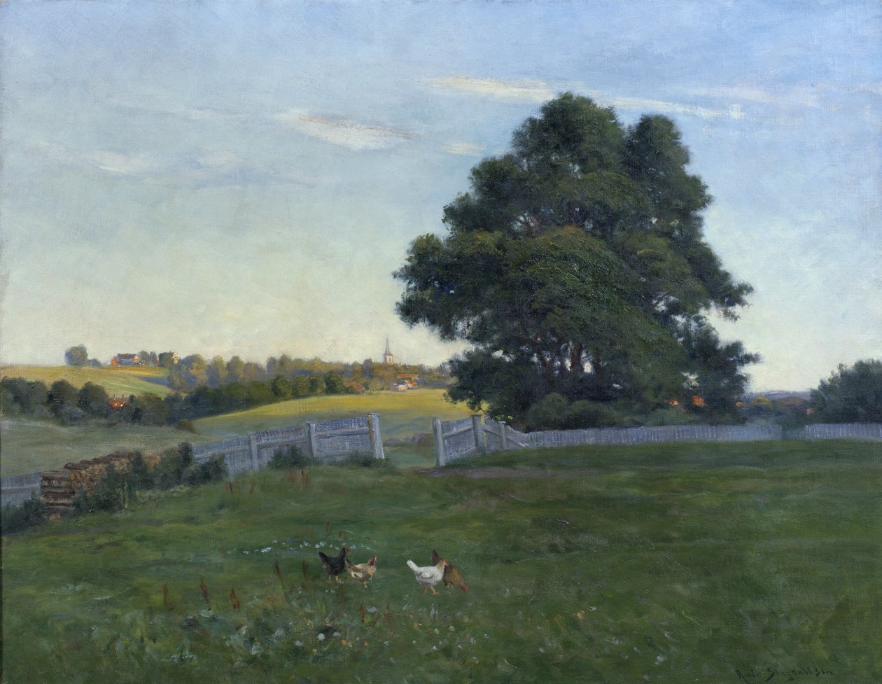De Asker (óleo sobre lienzo) de Andreas Singdahlsen