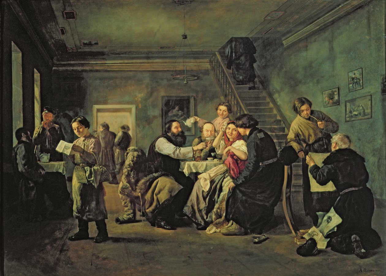 Una casa de comidas, 1859 de Andrei Andreevich Popov
