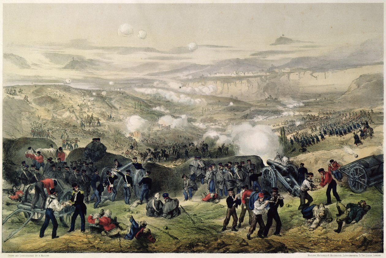 La Batalla de Inkerman, 5 de noviembre de 1854, 1855 de Andrew Maclure