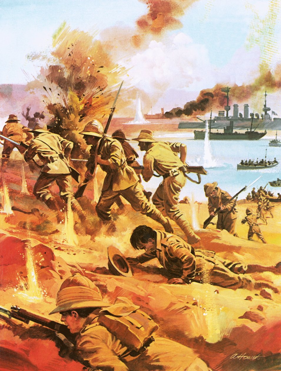 Invasión de Gallipoli de Andrew Howat
