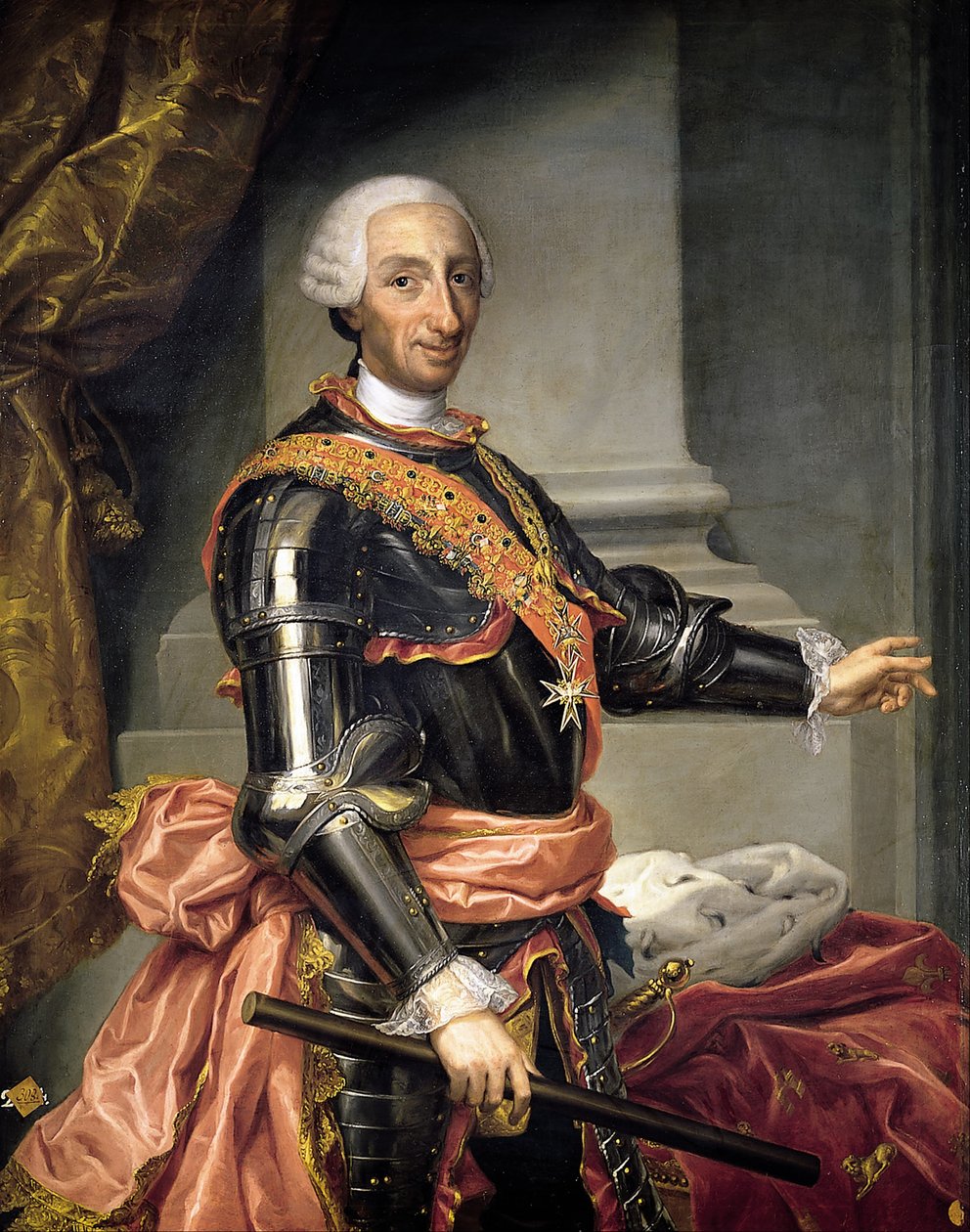Retrato de Carlos III de Andrés de la Calleja