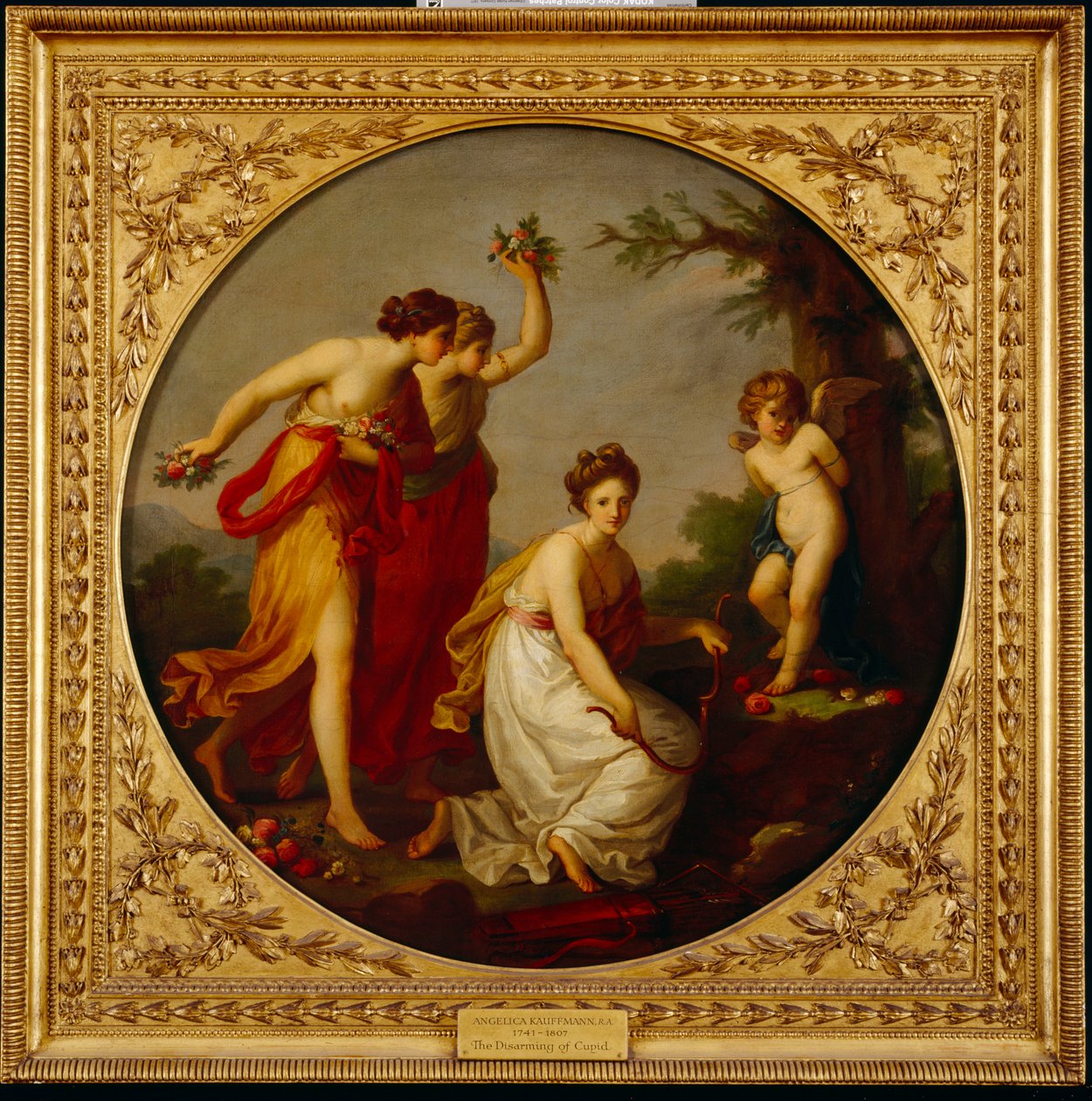El desarme de Cupido (óleo sobre lienzo) de Angelica Kauffman