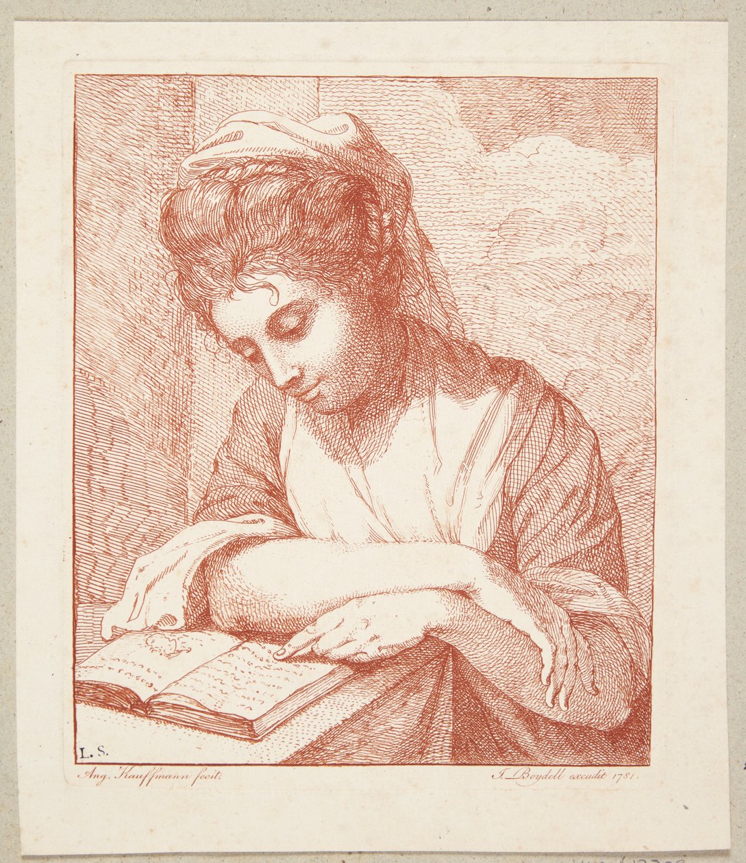 La niña leyendo de Angelica Kauffmann