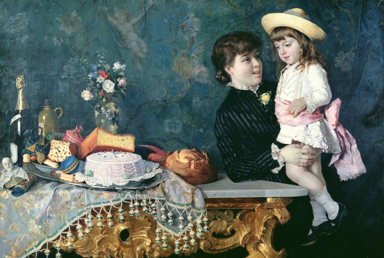 Recitando una oda en el cumpleaños de mamá de Angelo Martinetti