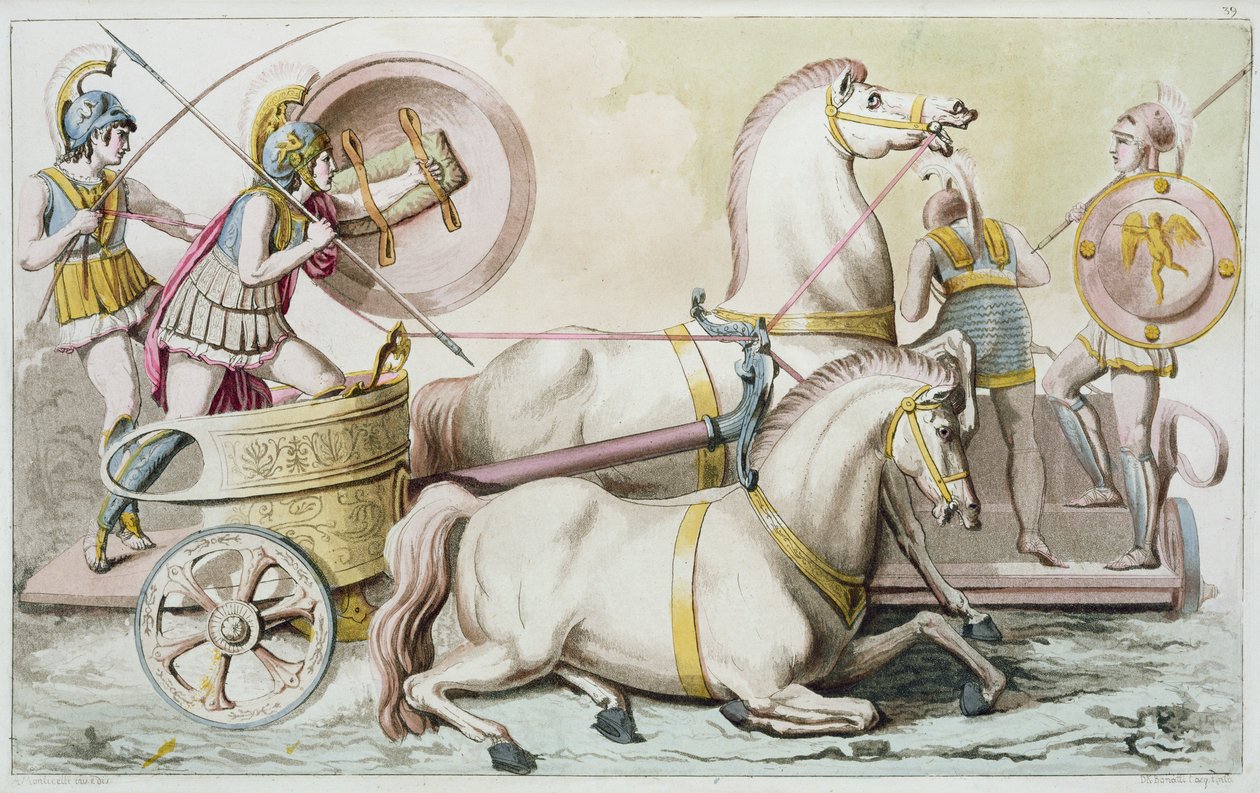 Aurigas romanos, de 
