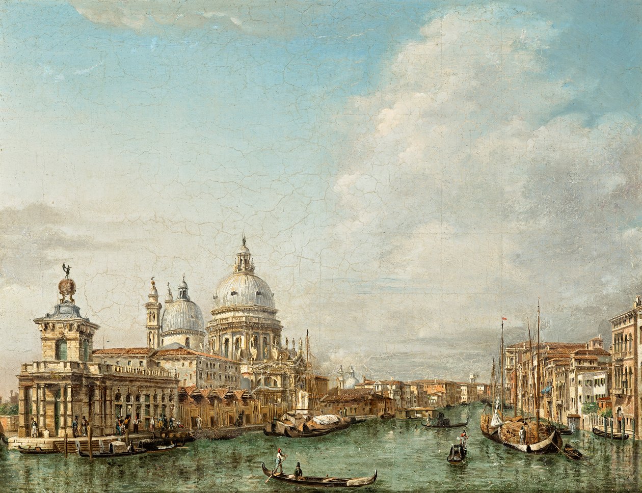 Canal Grande en Venecia de Angiolo Barbini