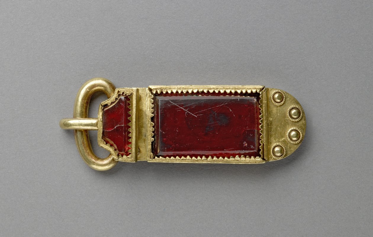 Hebilla (granate y oro) de Anglo Saxon