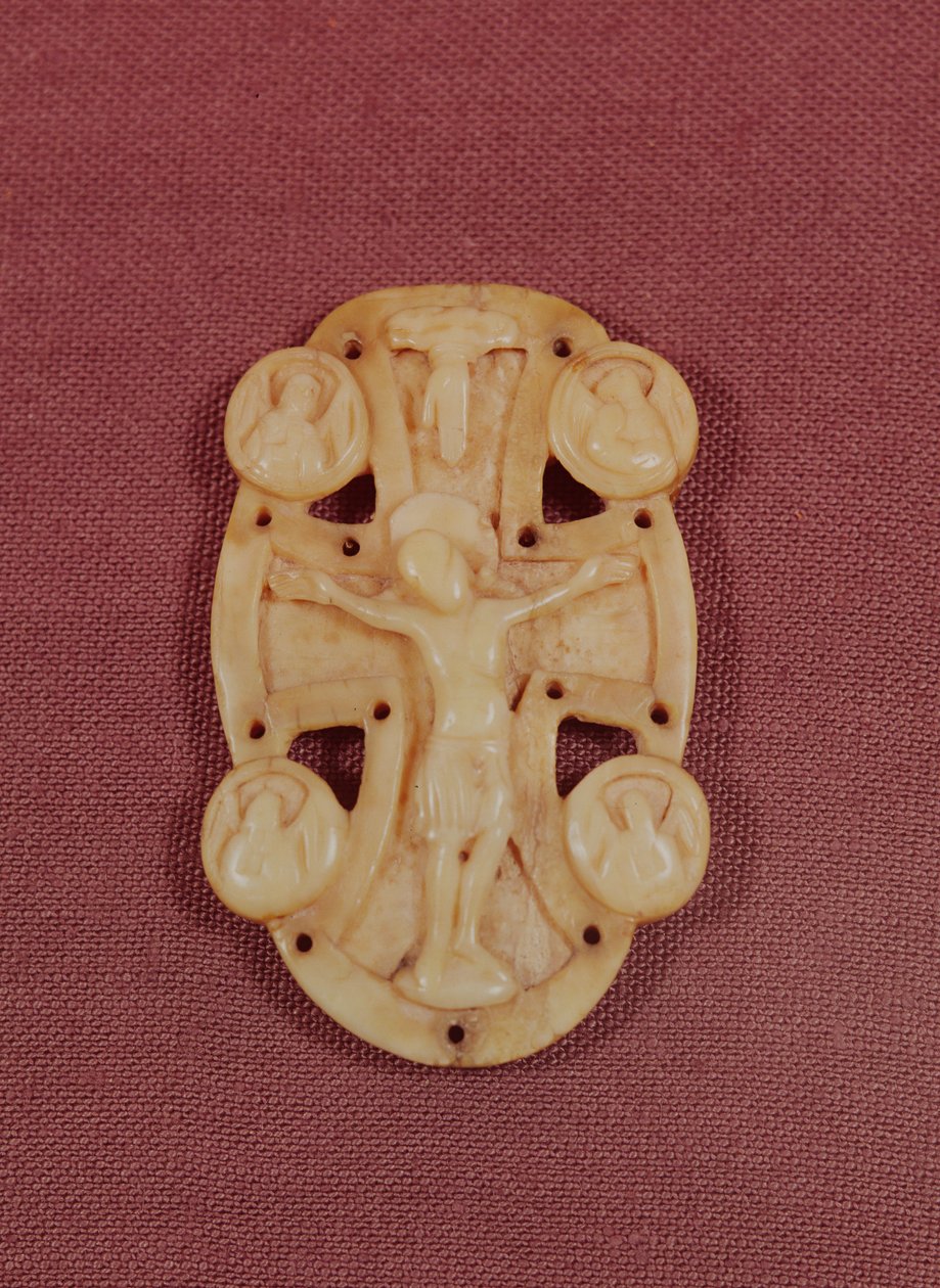 Cruz relicario de Anglo Saxon