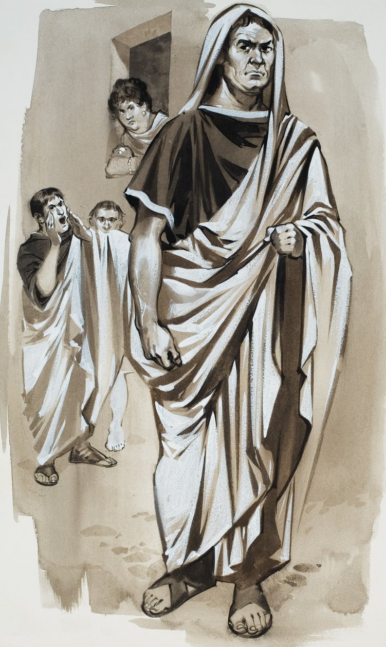 Cato the Killjoy" (gouache sobre papel) de Angus McBride