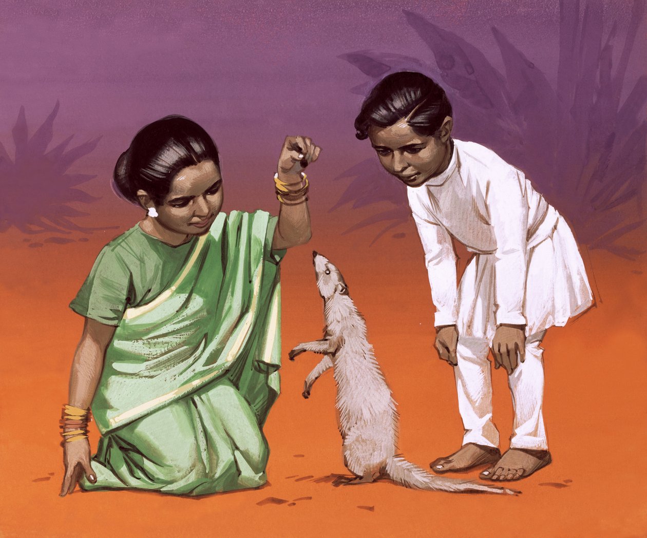 Niños de la India de Angus McBride