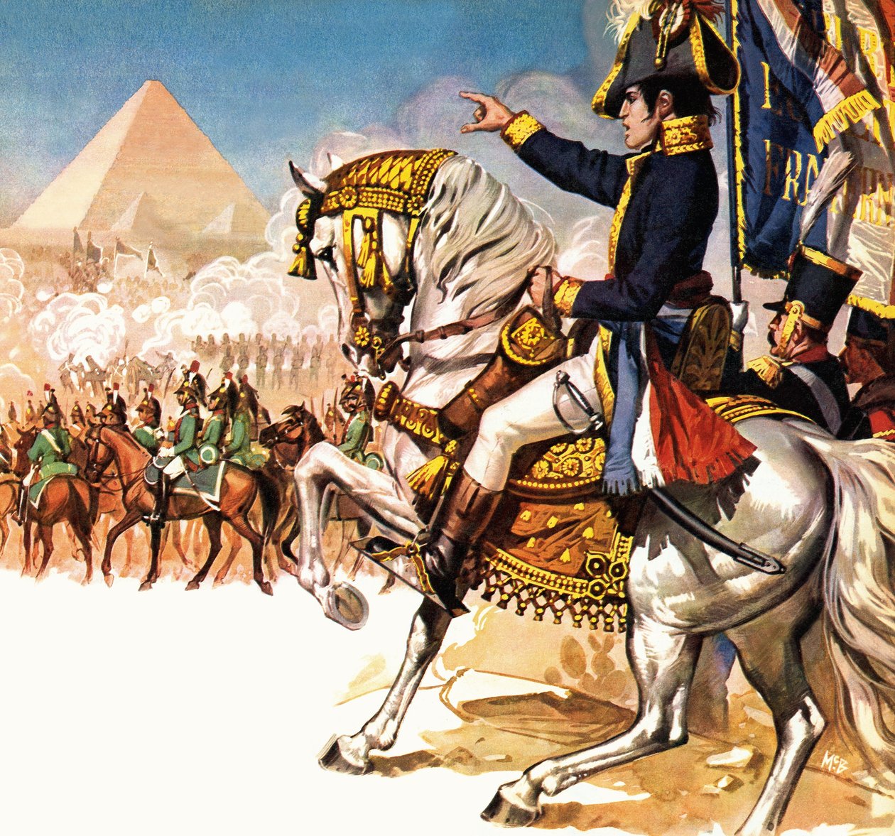 La batalla de las Pirámides de Angus McBride