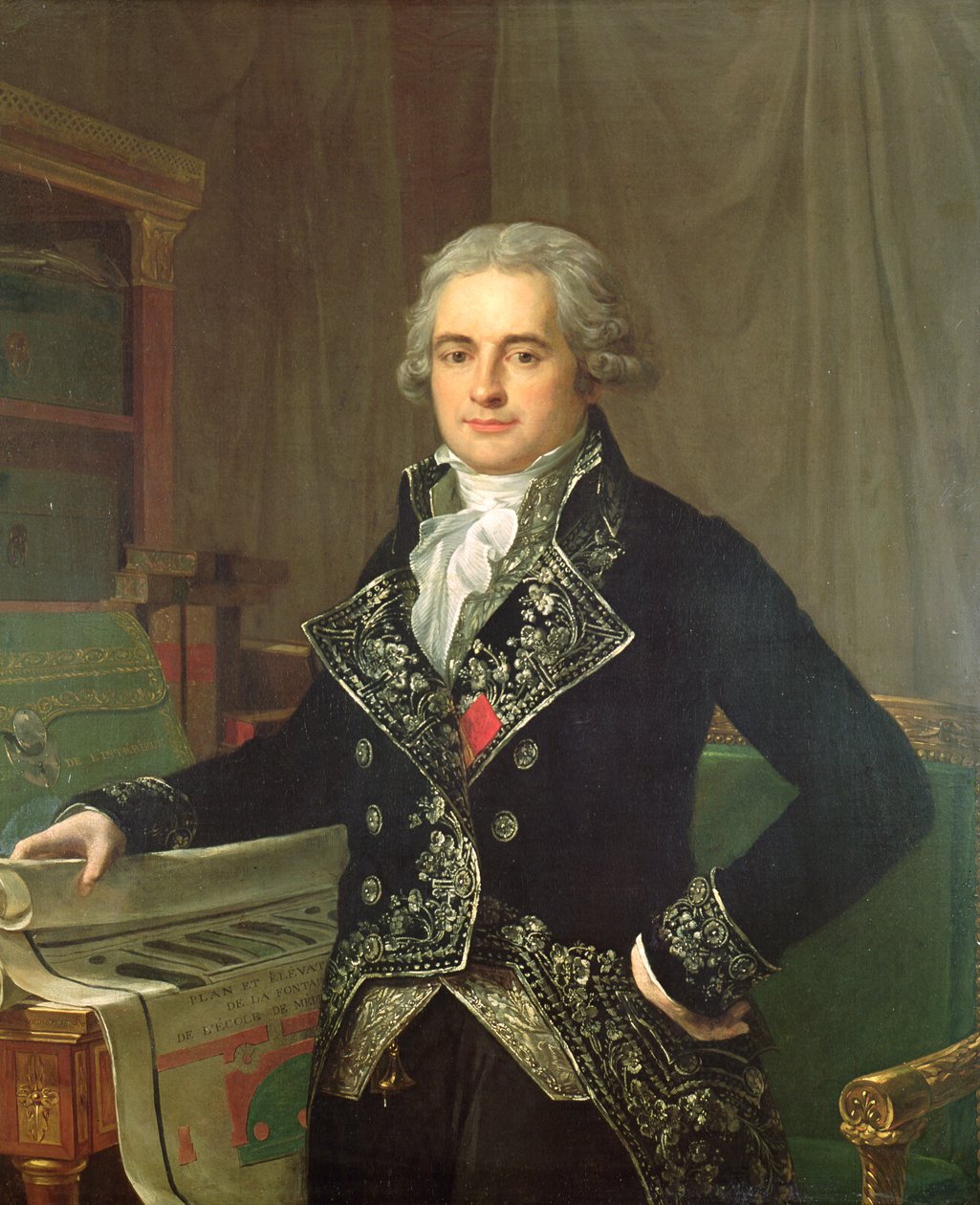 Retrato de Jean Antoine Chaptal (1756-1832) Conde de Chanteloupe de Anicet Charles Lemonnier