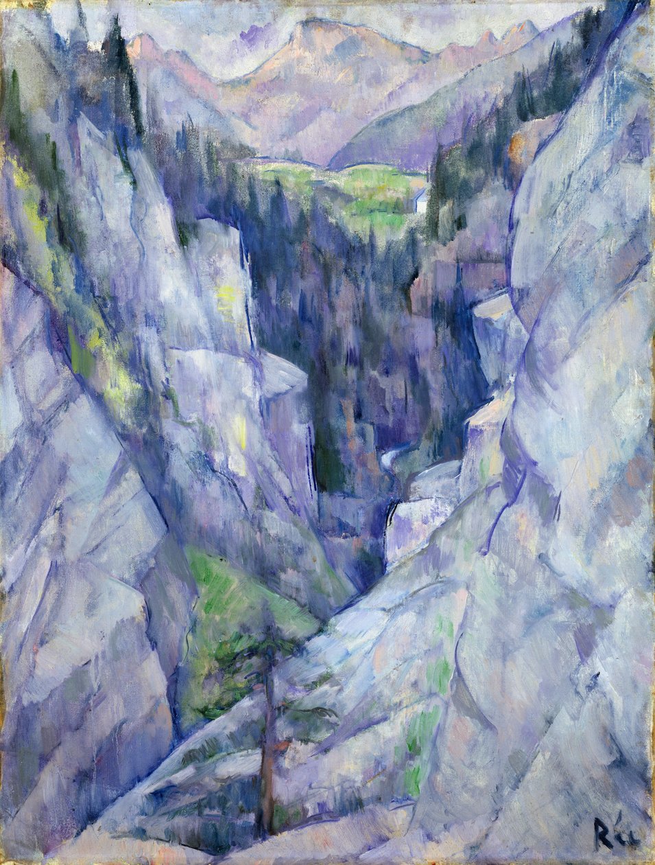Barranco en Pians, 1921 de Anita Ree