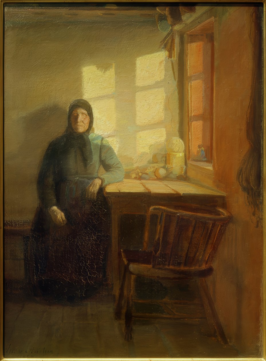 Ciegos bajo el sol de Anna Ancher