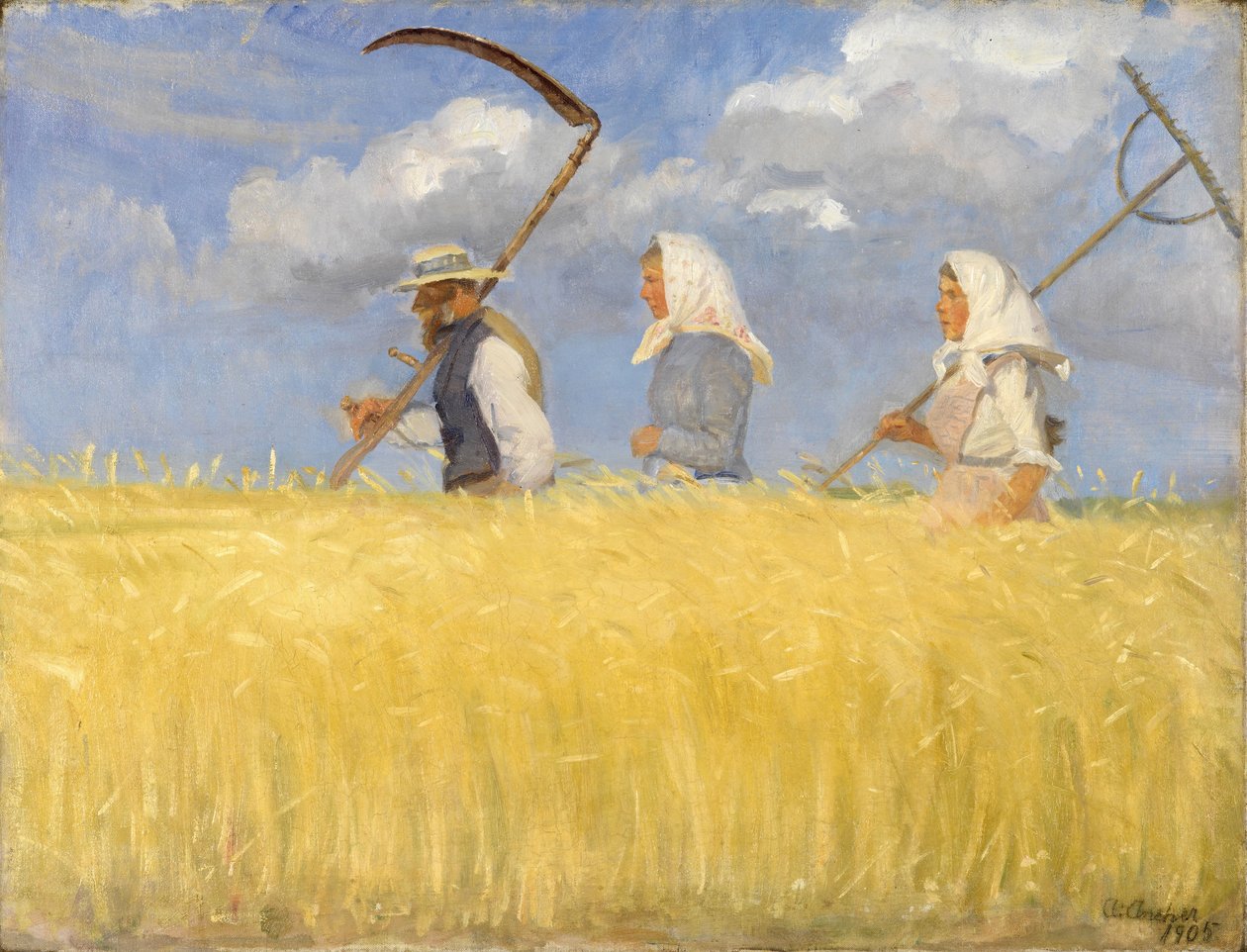 Cosechadores de Anna Ancher