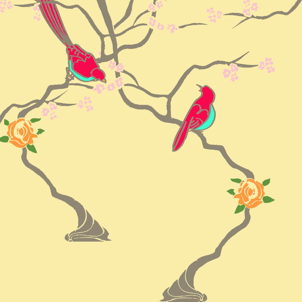 Pájaros en Flor de Anna Platts