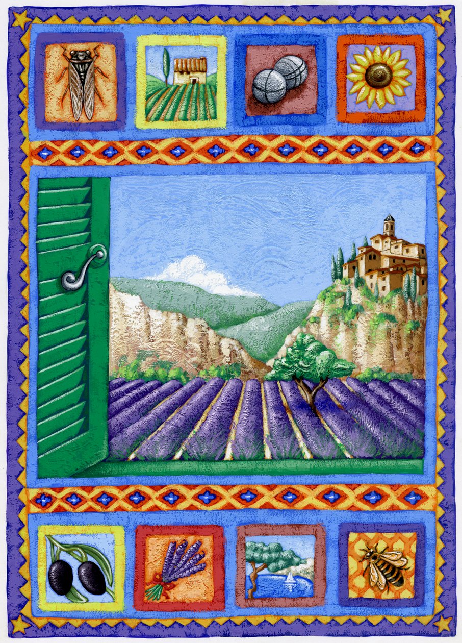 Provenza, 2015 (gouache) de Annalisa Morrocco
