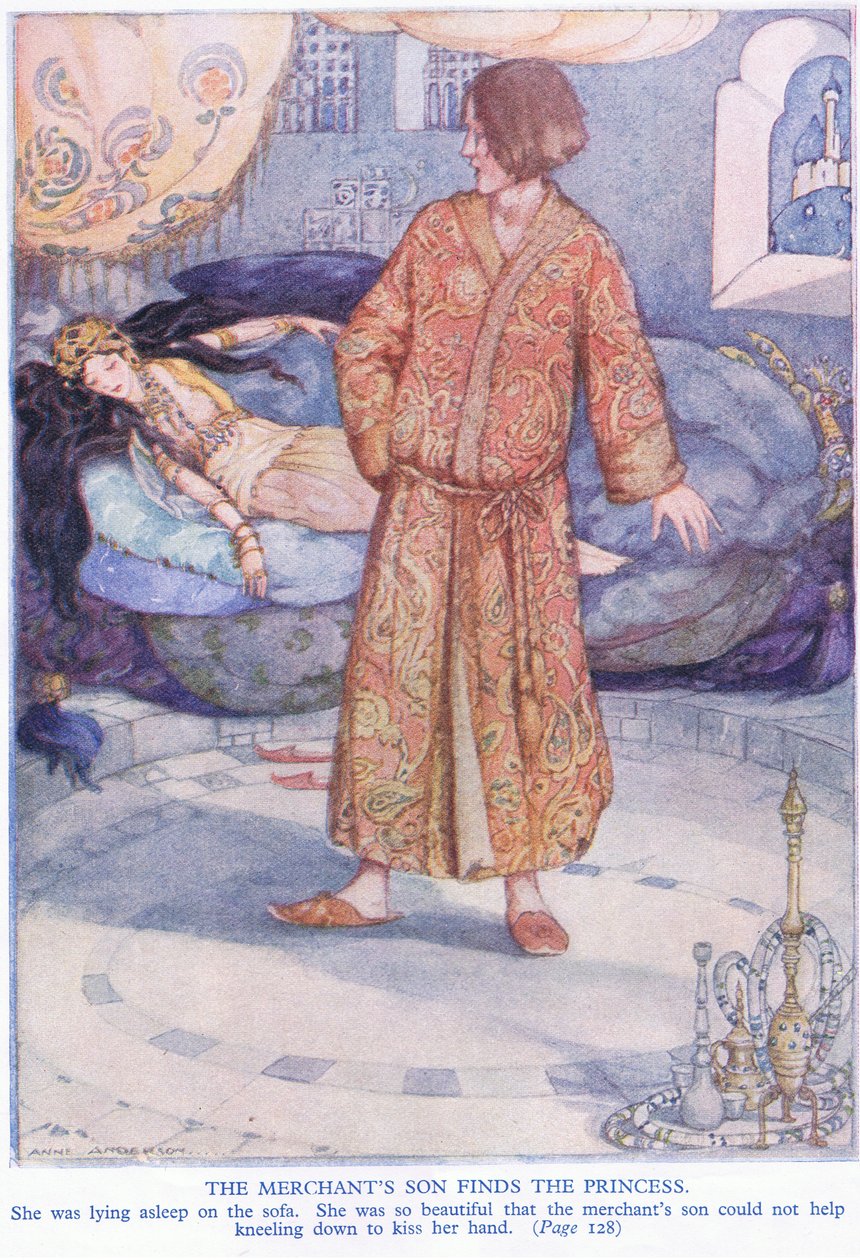 El hijo del comerciante encuentra a la princesa de Anne Anderson