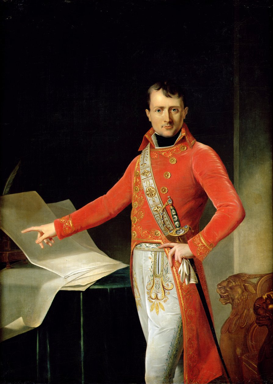 Retrato de Napoleón I (1769-1821) de Anne Louis Girodet de Roucy Trioson